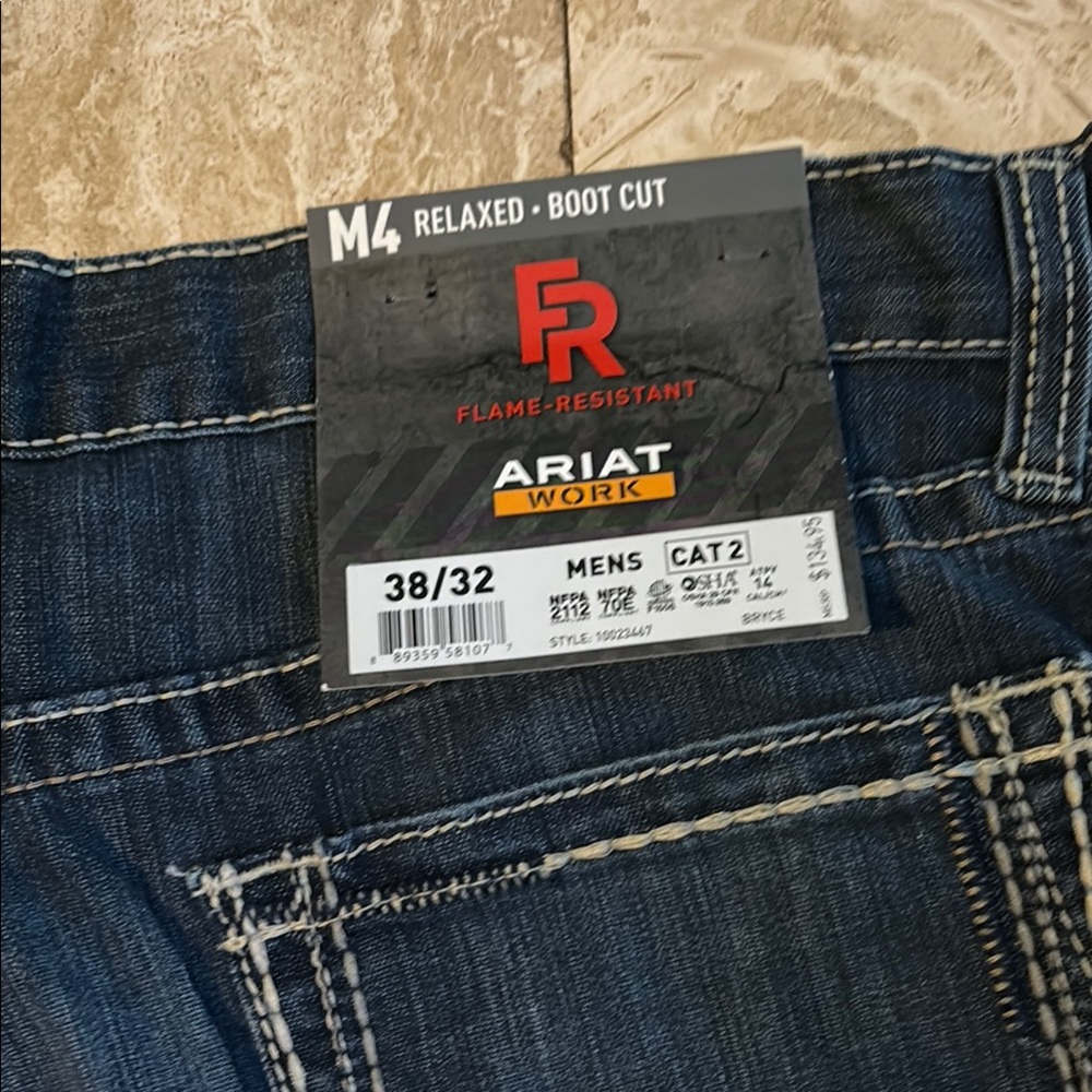 Ariat Men's M4 Relaxed Boot Cut Jeans - Dark Blue